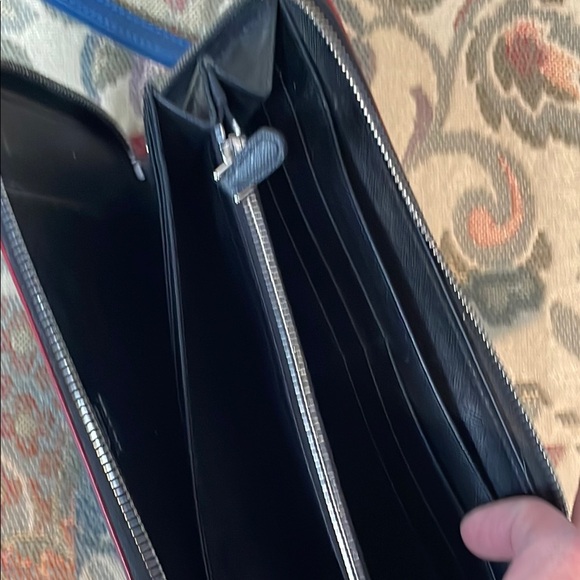 Prada Blue Wristlet Wallet - Picture 8 of 14